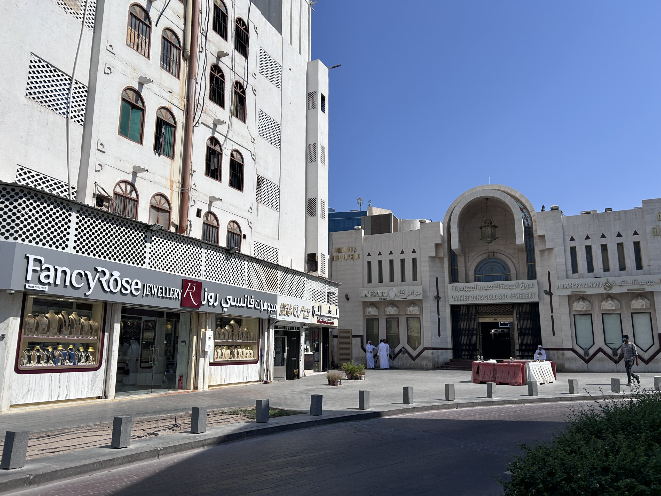 ドーハのゴールドマーケット周辺の建物